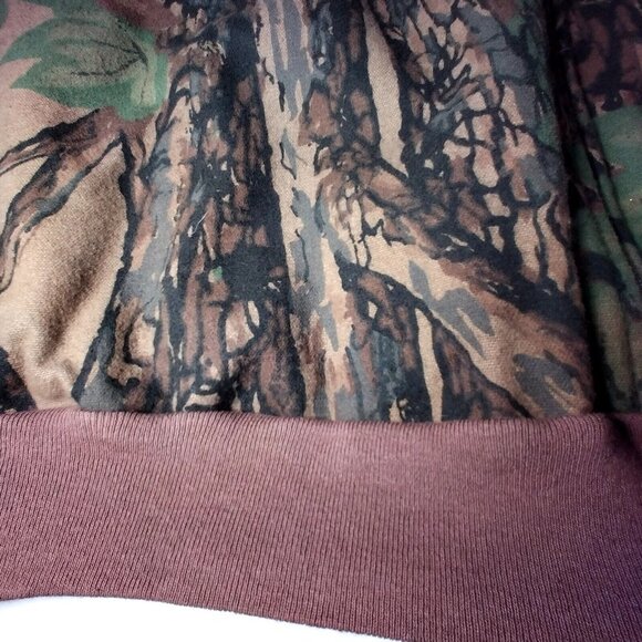 Ocoee Rabark Camouflage Jacket Men L Chamois Heavy Flannel Camo Zip Hunting Hunt - Picture 11 of 15